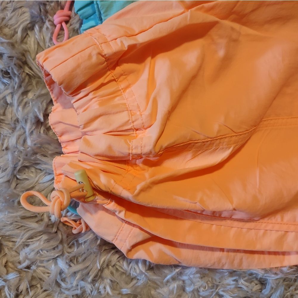 Zenana Neon Coral High-Waisted Smocked Lounging Pants - Picture 5 of 5